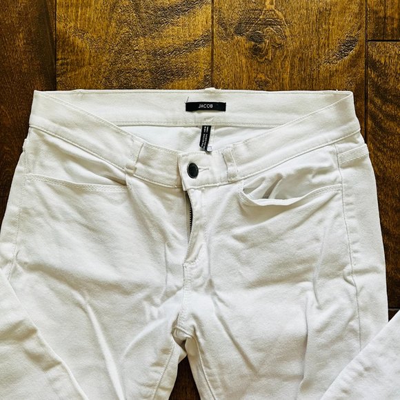 Jacob Mid-Rise Cropped Jeans with Zipper Opening at the Ankles, Size 27 - Picture 7 of 11